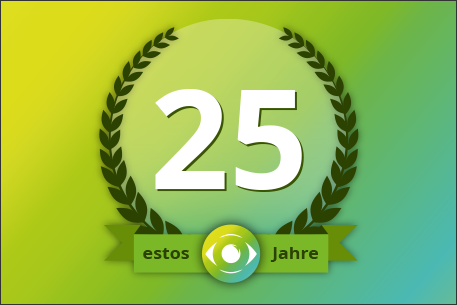 estos 25 Jahre - Logo Jubiläum