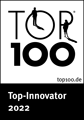 estos Auszeichnung Top 100 2022- Logo schwarz weiß 