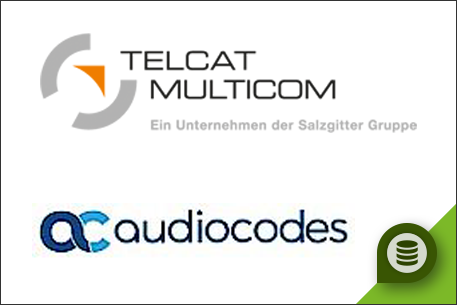 Webinar mit TELKAT MULTIKOM und audiocodes Logos