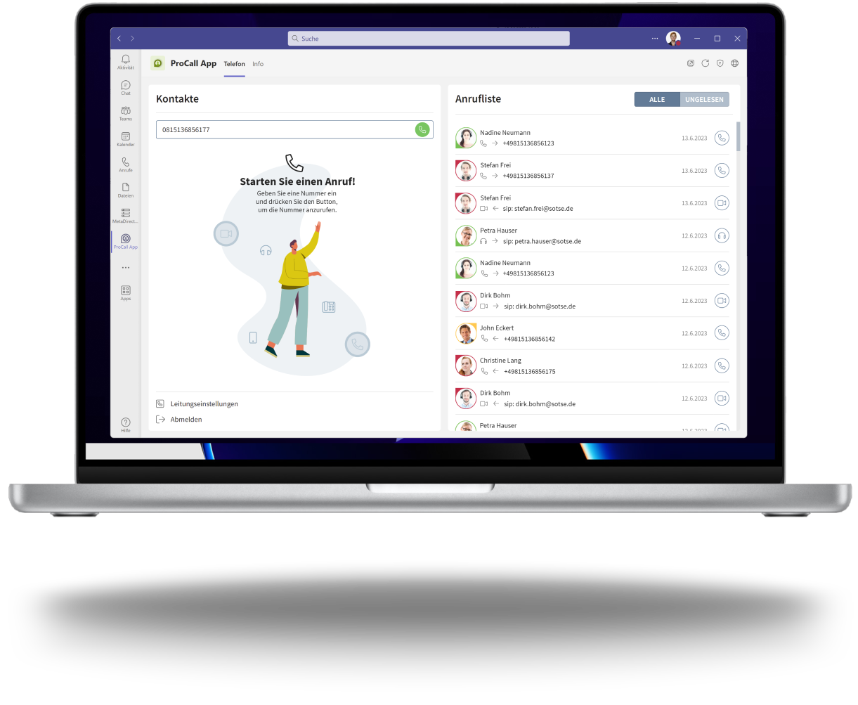 procall for microsoft teams telefonie nahtlos in microsoft teams integriert